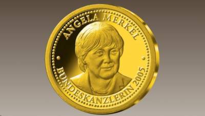 Ангела Меркель - Иосиф Сталин - Культ личности Меркель: в Германии отчеканили золотую монету с изображением «Мутти» - eadaily.com - Германия - Чсср