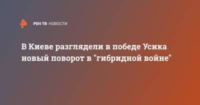 Александр Усик - Энтони Джошуа - Владимир Арьев - В Киеве разглядели в победе Усика новый поворот в "гибридной войне" - ren.tv - Украина - Киев - Англия