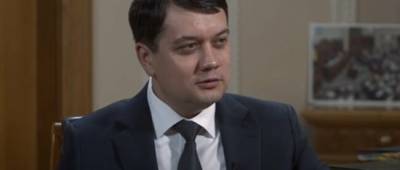 Дмитрий Разумков - Разумков возвращается в Раду после COVID-19 бороться с «беспределом» - w-n.com.ua