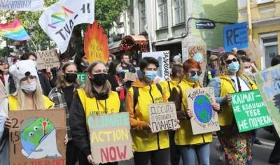 В столице прошел климатический марш - hubs.ua - Украина - Киев