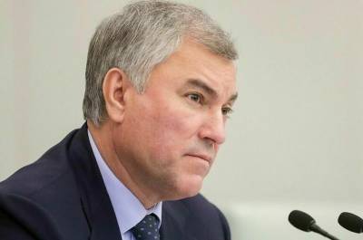Вячеслав Володин - Павел Зарубин - Володин рассказал о важности противостояния вмешательству извне - pnp.ru - Москва - Россия
