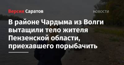 В районе Чардыма из Волги вытащили тело жителя Пензенской области, приехавшего порыбачить - nversia.ru - Саратовская обл. - Пензенская обл.