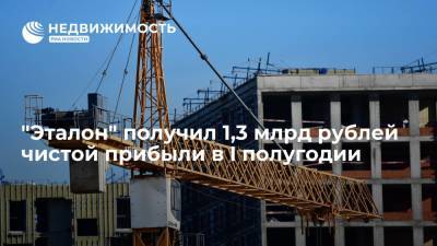 Девелопер "Эталон" получил 1,3 млрд рублей чистой прибыли в I полугодии - realty.ria.ru - Москва - Строительство