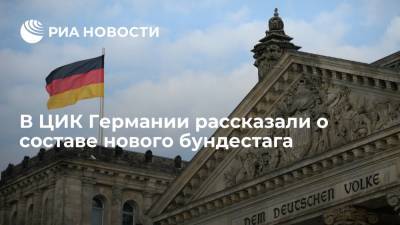 ЦИК Германии: в состав нового бундестага войдут 735 депутатов, в него попадут шесть партий - ria.ru - Германия - Берлин