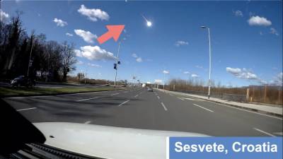 Видеорегистраторы помогли найти три упавших метеорита в Словении - techno.bigmir.net - Австрия - Италия - Венгрия - Хорватия - Словения