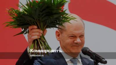 Ангела Меркель - Кандидат в канцлеры Германии Шольц хочет сформировать коалицию с «зелеными» и либералами - kommersant.ru - Германия