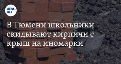 В Тюмени школьники скидывают кирпичи с крыш на иномарки. Видео - ura.news - Тюмень