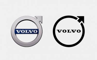 Volvo представила обновленный логотип - autostat.ru