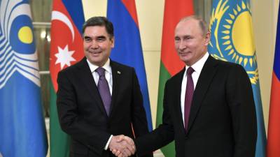 Гурбангулы Бердымухамедов - Путин выразил уверенность в развитии двусторонних связей России и Туркменистана - inforeactor.ru - Москва - Россия - Туркмения - Ашхабад