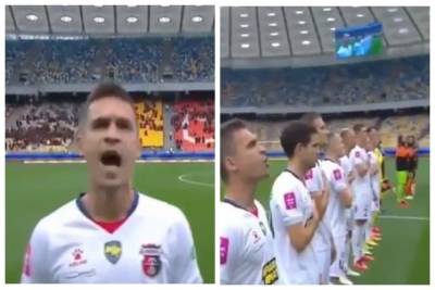 Украинский - Украинский футболист прославился безумным исполнением гимна, видео: "Перекричал весь стадион" - politeka.net - Украина