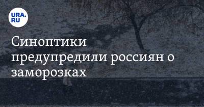 Синоптики предупредили россиян о заморозках - ura.news - Россия - Смоленская обл. - ЦФО - Рязанская обл. - Воронежская обл. - Костромская обл. - Ивановская обл.