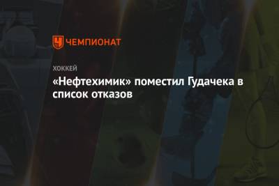 Олег Леонтьев - «Нефтехимик» поместил Гудачека в список отказов - championat.com