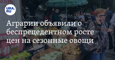Аграрии объявили о беспрецедентном росте цен на сезонные овощи - ura.news