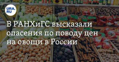 В РАНХиГС высказали опасения по поводу цен на овощи в России - ura.news - Россия
