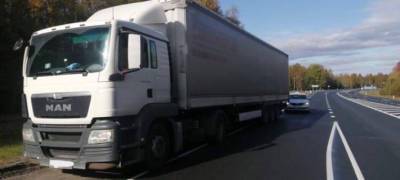 В Карелии 49-летний водитель многотонного грузовика попался пьяным за рулем - stolicaonego.ru - район Олонецкий - республика Карелия