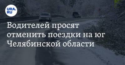 Водителей просят отменить поездки на юг Челябинской области - ura.news - Челябинская обл.