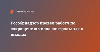 Владимир Путин - Рособрнадзор провел работу по сокращению числа контрольных в школах - ren.tv