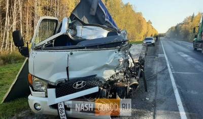 Из-за столкновения грузовиков на тюменской трассе автоинспекторы регулировали поток - nashgorod.ru - Заводоуковск