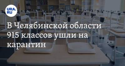 В Челябинской области 915 классов ушли на карантин - ura.news - Челябинская обл. - Челябинск