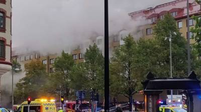 В шведском Гетеборге в жилом доме прогремел мощный взрыв, госпитализированы до 25 человек (ВИДЕО) - lenta.ua - Украина - Швеция - Гетеборг
