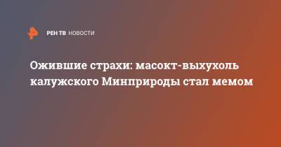 Ожившие страхи: масокт-выхухоль калужского Минприроды стал мемом - ren.tv - Калужская обл. - Калуга - Экология - Twitter