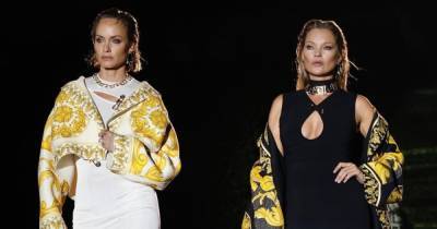 Кейт Мосс - Эмили Ратаковски - Джиджи Хадид - Наоми Кэмпбелл - Наоми Кэмпбелл и Кейт Мосс представили совместную коллекцию Fendi и Versace (видео) - focus.ua - Украина