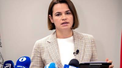 Линас Линкявичюс - Светлана Тихановская - Тихановская получила премию «Борец за свободу» центра CEPA от имени белорусских женщин - golos-ameriki.ru - Белоруссия - Литва