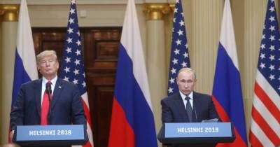 Дональд Трамп - Владимир Путин - Пресс-секретарь Трампа заявила о его "игре на камеру" перед Путиным - ren.tv - Россия - США - Япония - Washington - Переговоры