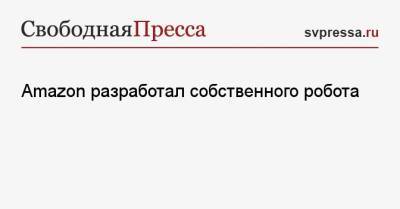 Amazon разработал собственного робота - svpressa.ru - Россия - Египет