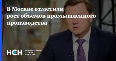 Владимир Ефимов - В Москве отметили рост объемов промышленного производства - nsn.fm - Москва