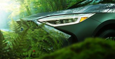 Компания Subaru представила новый электрический кроссовер Solterra на видео - avtonovostidnya.ru - Китай - Япония - Шанхай