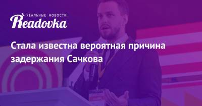 Сергей Михайлов - Илья Сачков - Стала известна вероятная причина задержания Сачкова - readovka.news - США