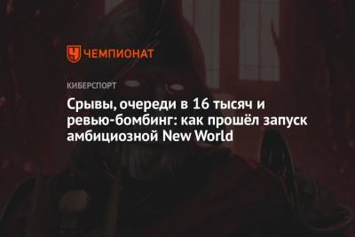 Срывы, очереди в 16 тысяч и ревью-бомбинг: как прошёл запуск амбициозной New World - championat.com