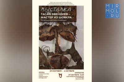 Расул Гамзатов - В Махачкале открылась выставка «Гасан Эфендиев – мастер из Шовкра» - mirmol.ru - Махачкала