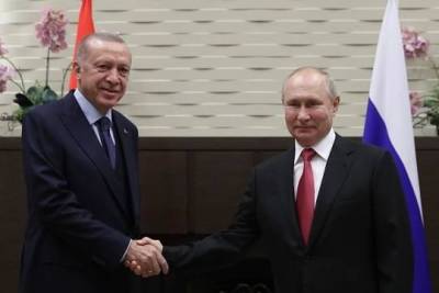 Владимир Путин - Тайип Эрдоган - В Сочи завершились трёхчасовые переговоры Путина и Эрдогана - versia.ru - Россия - Сочи - Турция