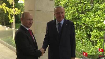 Владимир Путин - Реджеп Тайип Эрдоган - В Сочи состоялись российско-турецкие переговоры на высшем уровне - 1tv.ru - Россия - Сирия - Сочи - Афганистан