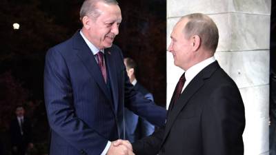 Владимир Путин - Реджеп Тайип Эрдоган - Тайип Эрдоган - Завершились переговоры президентов России и Турции. Оба удовлетворены - newdaynews.ru - Россия - Сирия - Сочи - Турция - Афганистан - Ливия