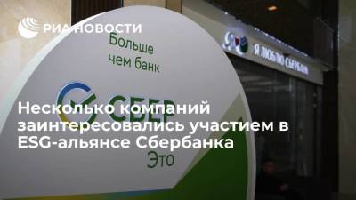 Александр Ведяхин - Герман Греф - Зампред Ведяхин: несколько компаний заинтересовались участием в ESG-альянсе Сбербанка - smartmoney.one - Россия