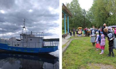 В Карелии дети добираются до школы на катерах - gubdaily.ru - район Пудожский - республика Карелия