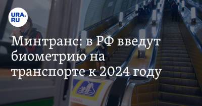Виталий Савельев - Минтранс: в РФ введут биометрию на транспорте к 2024 году - ura.news - Россия - Царьград