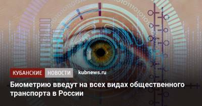 Виталий Савельев - Биометрию введут на всех видах общественного транспорта в России - kubnews.ru - Россия - Краснодарский край