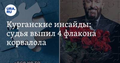 Курганские инсайды: судья выпил 4 флакона корвалола - ura.news