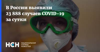 В России выявили 23 888 случаев COVID-19 за сутки - nsn.fm - Москва - Россия - Санкт-Петербург - Московская обл.