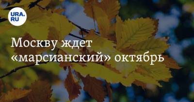 Евгений Тишковец - Москву ждет «марсианский» октябрь - ura.news - Москва
