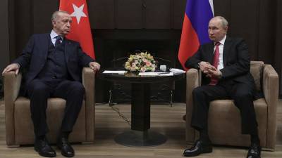 Владимир Путин - Дмитрий Песков - Тайип Эрдоган - Песков назвал переговоры Путина и Эрдогана полезными и своевременными - iz.ru - Россия - Сочи - Израиль - Турция