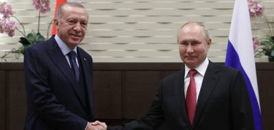 Владимир Путин - Дмитрий Песков - Тайип Эрдоган - Песков раскрыл детали переговоров Путина и Эрдогана в Сочи - runews24.ru - Россия - Сочи - Турция