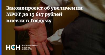 Законопроект об увеличении МРОТ до 13 617 рублей внесли в Госдуму - nsn.fm - Россия