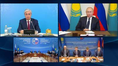 Владимир Путин - Касым-Жомартый Токаев - Путин и Токаев обсудили сотрудничество в области "зеленой" экономики - tvc.ru - Россия - Казахстан