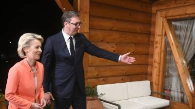 Глава Еврокомиссии заверила Сербию в поддержке ее стремления вступить в ЕС - golos-ameriki.ru - Словения - Сербия - Брюссель - Ляйен - Reuters