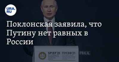 Владимир Путин - Вячеслав Володин - Наталья Поклонская - Поклонская заявила, что Путину нет равных в России - ura.news - Россия